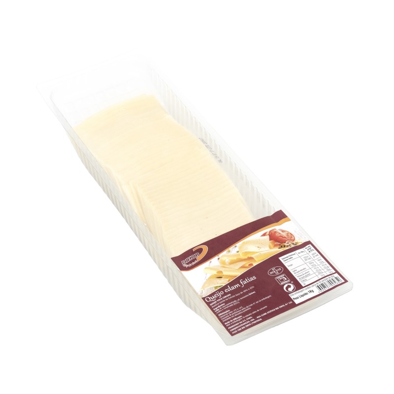 Queijo Edam Fatiado DIHOR 1,25kg