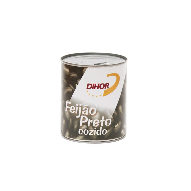 Feijão Preto Enlatado DIHOR - 1kg